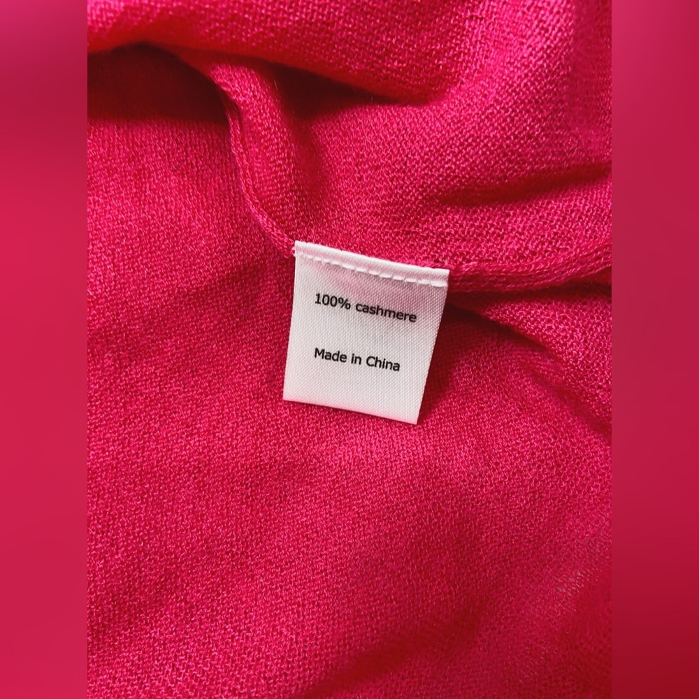 NWT La Ligne Featherweight Roll Neck Cashmere Sweater Ruby S - Picture 6 of 6